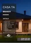 Casă nouă, tip parter, în Brănești