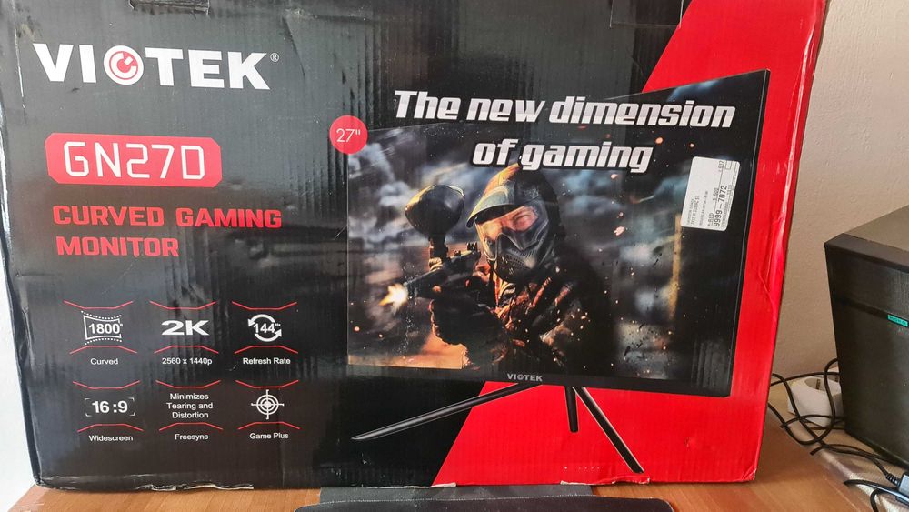 2К Монитор Viotek GN27D – 27”  144Hz Curved