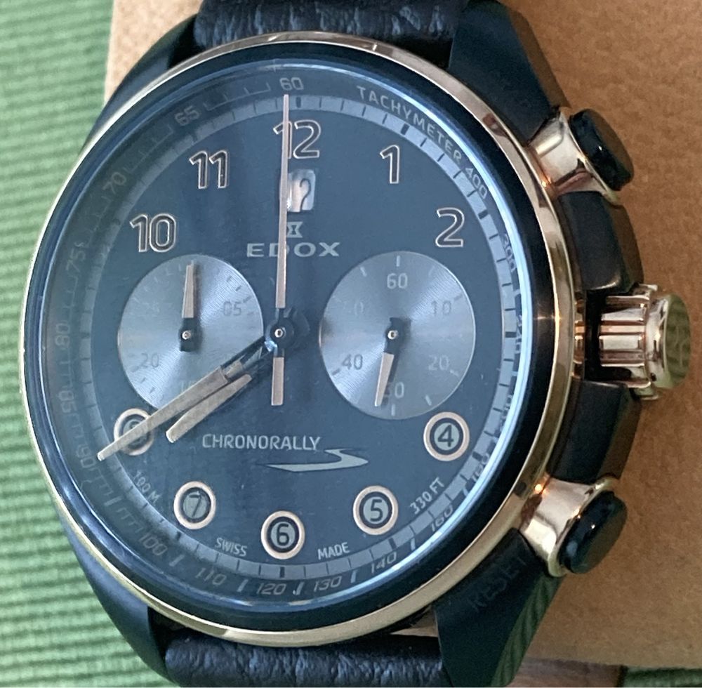 Edox Chronorally S Automatic Chronograph