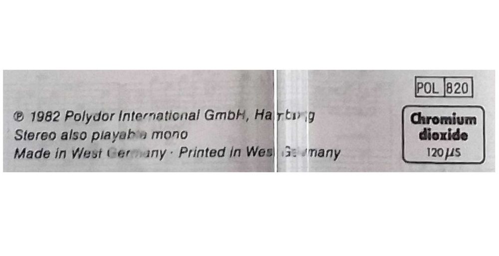 НОВА Колекционерска Оригинална Касета Made in West Germany