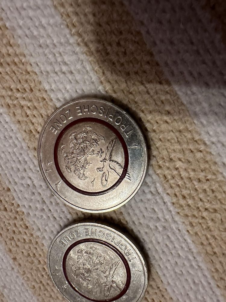 Monede 5 euro tripical zone