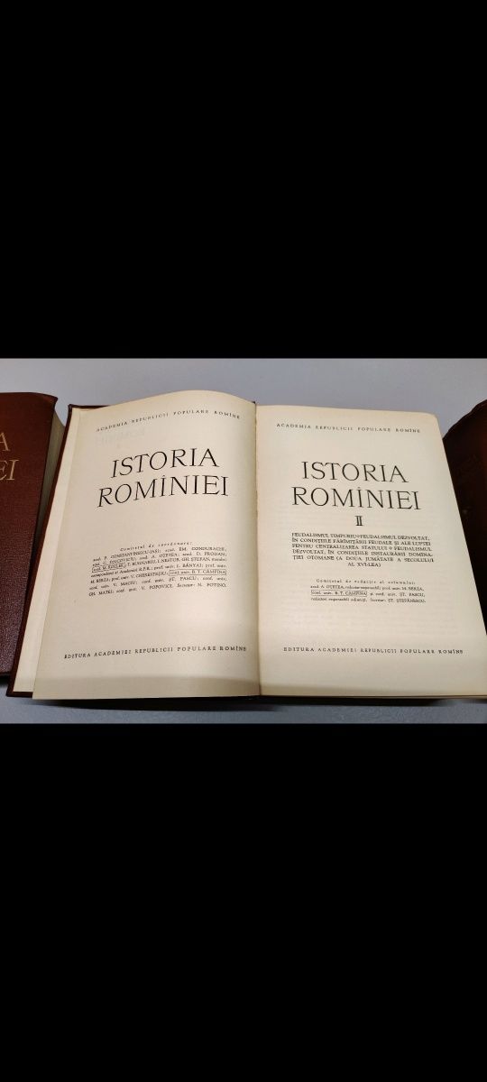 Istoria Romaniei 1960-1964 3 volume