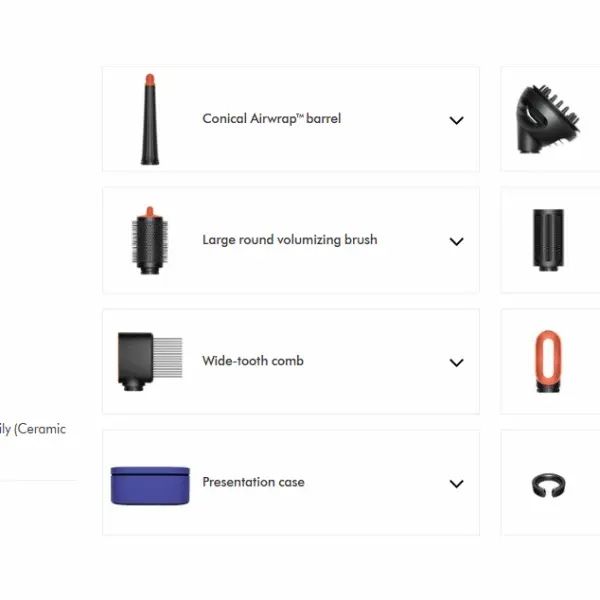 Маша за коса Dyson Airwrap HS08 ID Curly+Coily - Ceramic Patina/Topaz