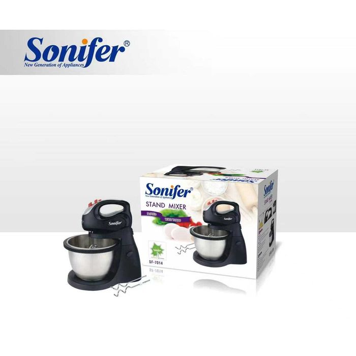 Миксер Sonifer SF-7014, с вращающейся чашей  3литра/5 скоростей mi14