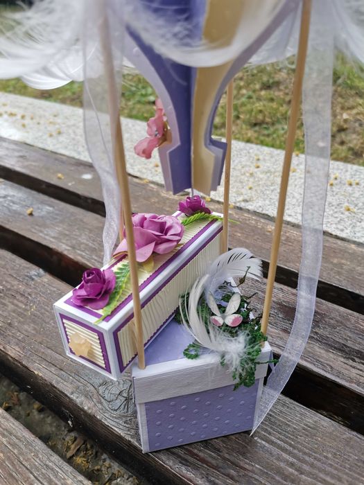 Покана за  кръстник балон или бебешка визитка