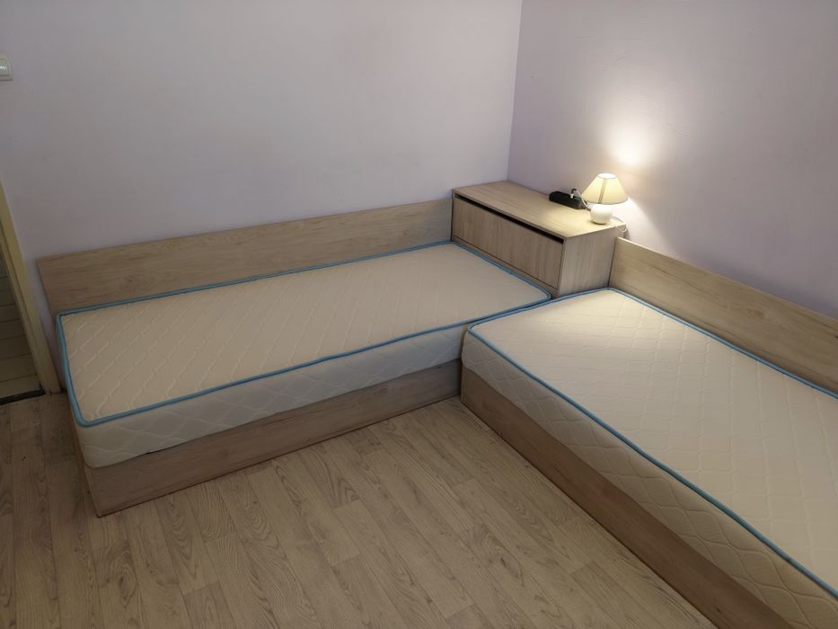 Ъглови легла с ракла и матраци