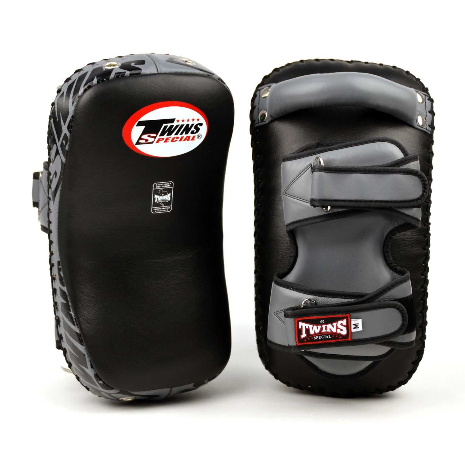 ЧИСТО НОВИ TWINS Special Kick Pads, KPL-12, Premium, Black-Grey