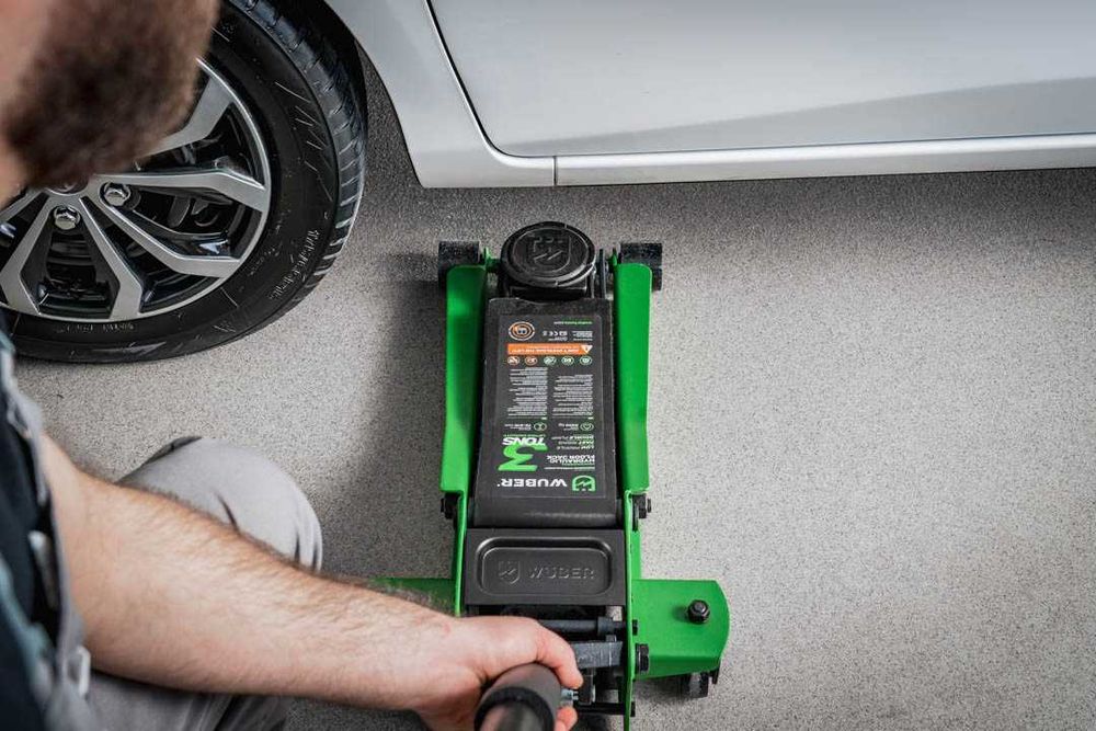 Cric crocodil hidraulic de 3 tone 85-430mm, 2 pistoane, profesional