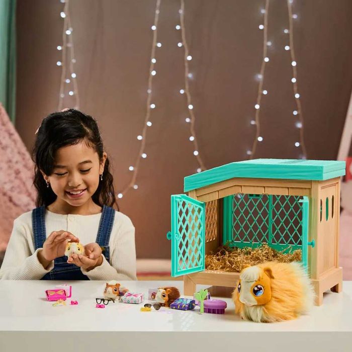 Little Live Pets Морско свинче с 3 изненади Интерактивен Хамстер