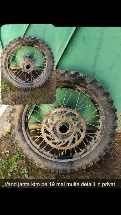 Vand janta ktm pe 19 a fost montantă pe un sxf 2012