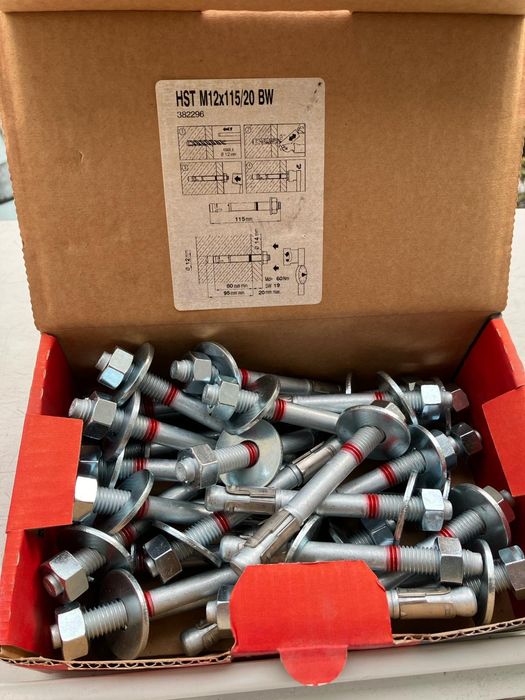 Vând conexpanduri HILTI m 12 hst și hsa