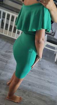 Rochiță verde, mărimea s, material elastic