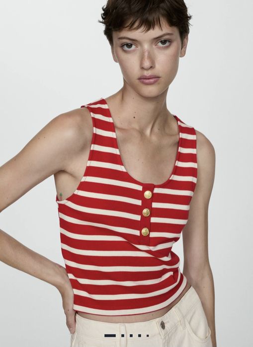 Top dama nou xl Mango