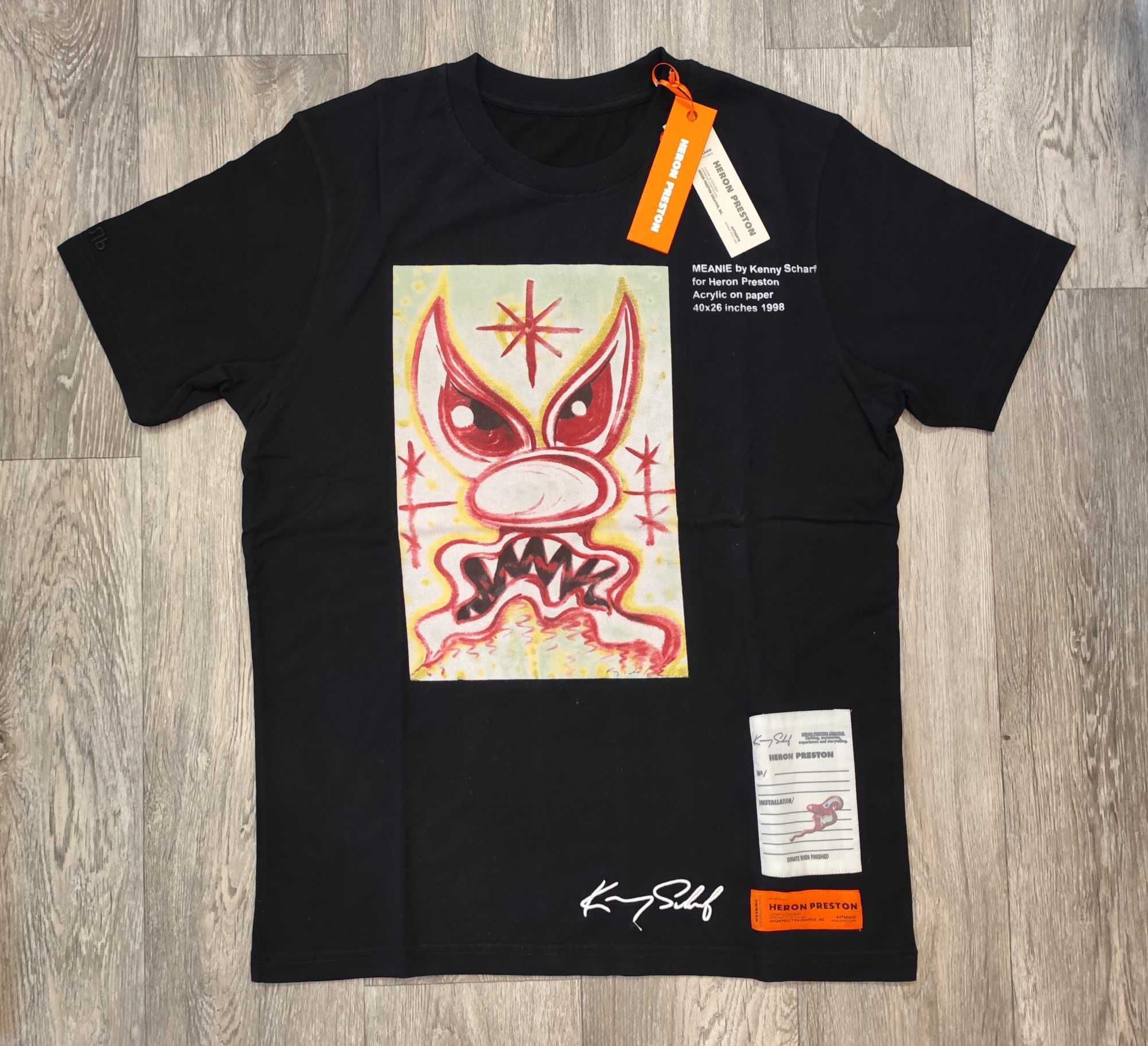 Нова мъжка тениска фланелка Heron Preston amiri 100% памук блуза