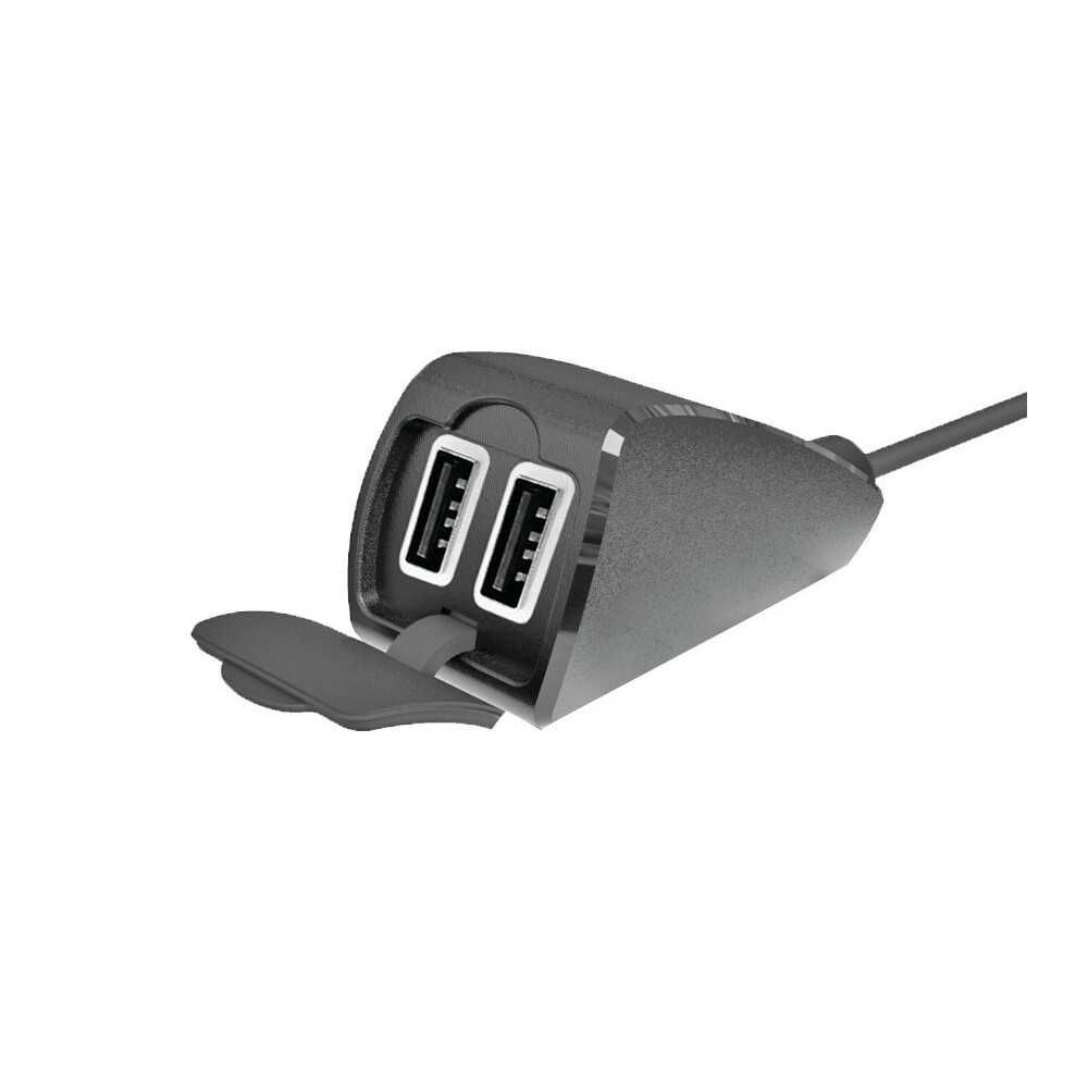Двойно USB FAST CHARGE зарядно за мотор бързо зареждане 5400mA 12V 24V