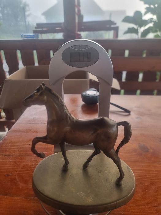 Cal din bronz vintage