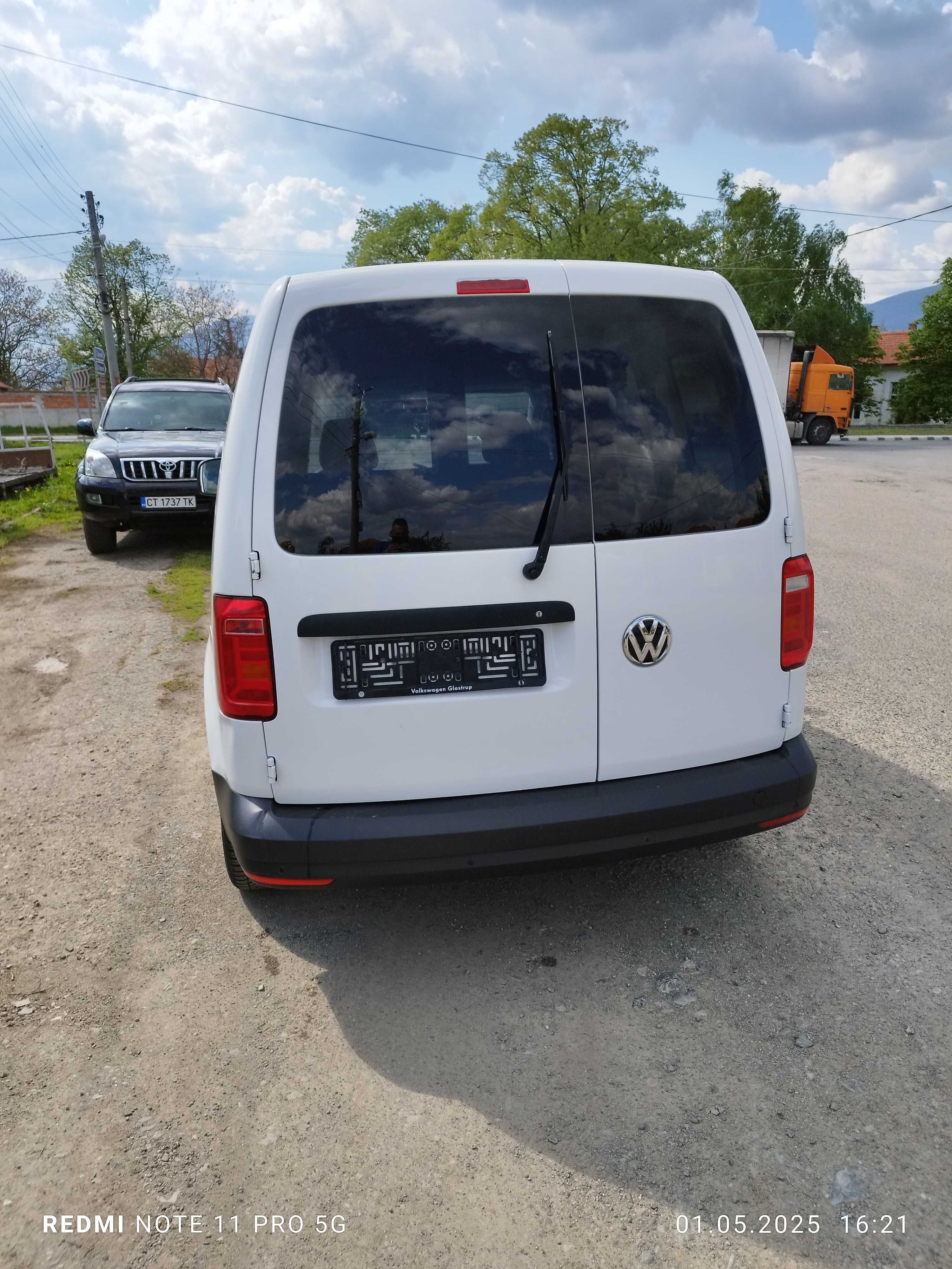 2017 Volkswagen cady cng 6 dsg