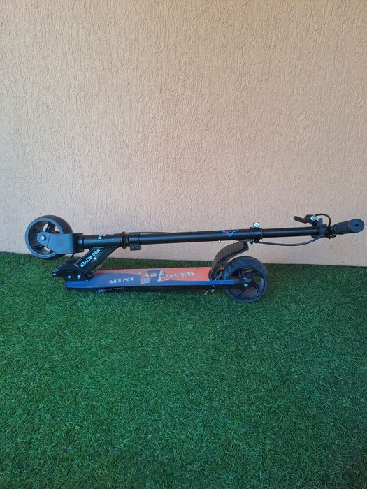 Trotineta Pliabila Cu Cric Pentru Copii , 5+ Ani , Frana Spate , Negru