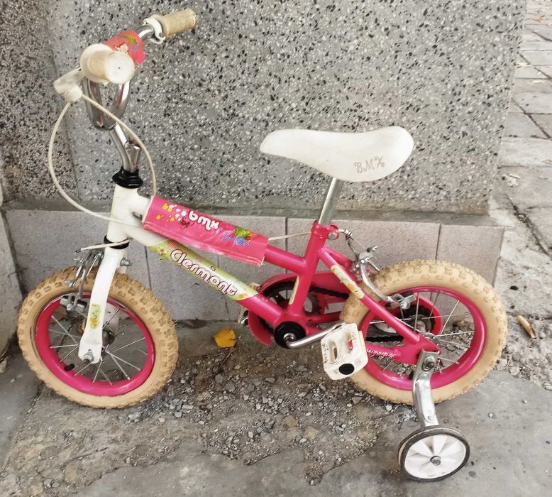 Детско колело BMX Clermont 12 " + колелца