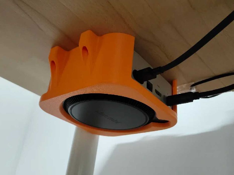 Suport pentru Mac Mini M4, sub birou (under-desk mount)