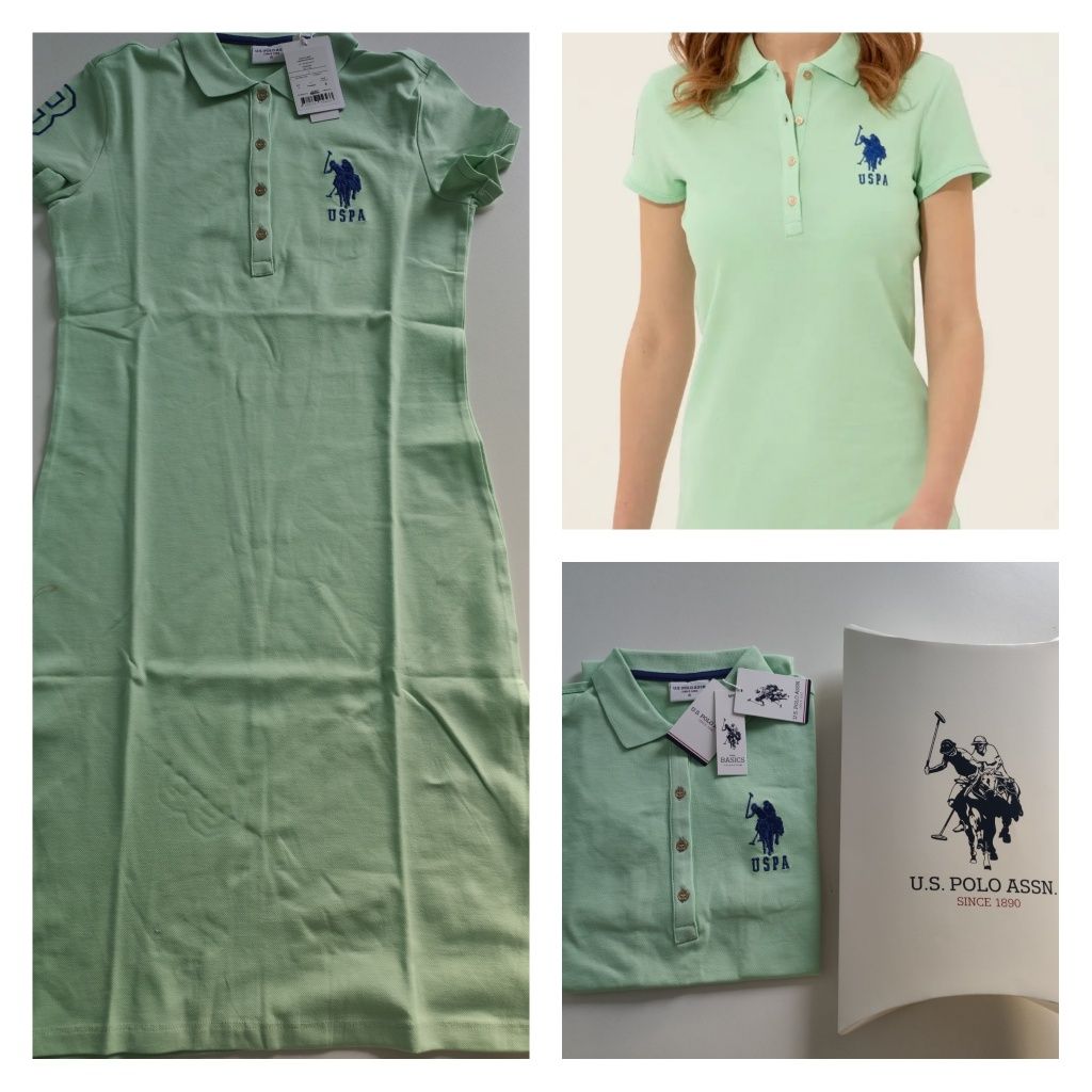 U.S. Polo Assn. XS,XS,S,M,L, XL Оригинални дамски рокли