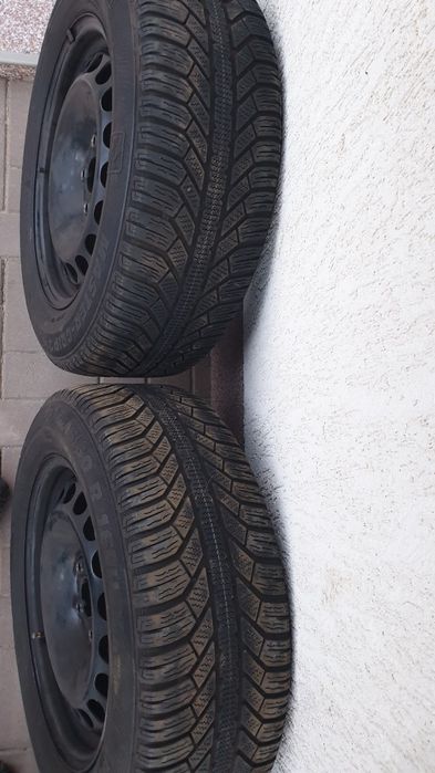 Jante cu cauciucuri de iarna pe 16 inch Vw passat