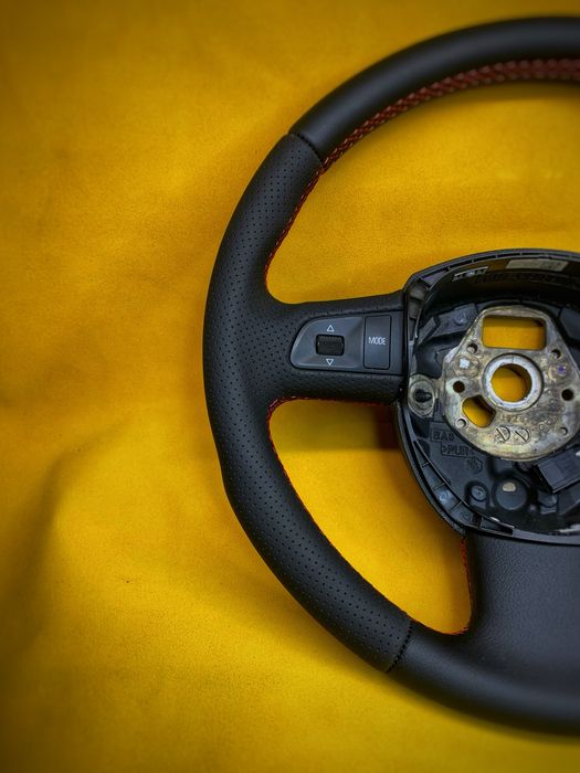 Vand/schimb volane reconditionate/tapitate in piele naturala audi-vw