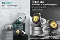 Новые запечатанные проводные наушники KZ EDX ULTRA KZ EDX PRO