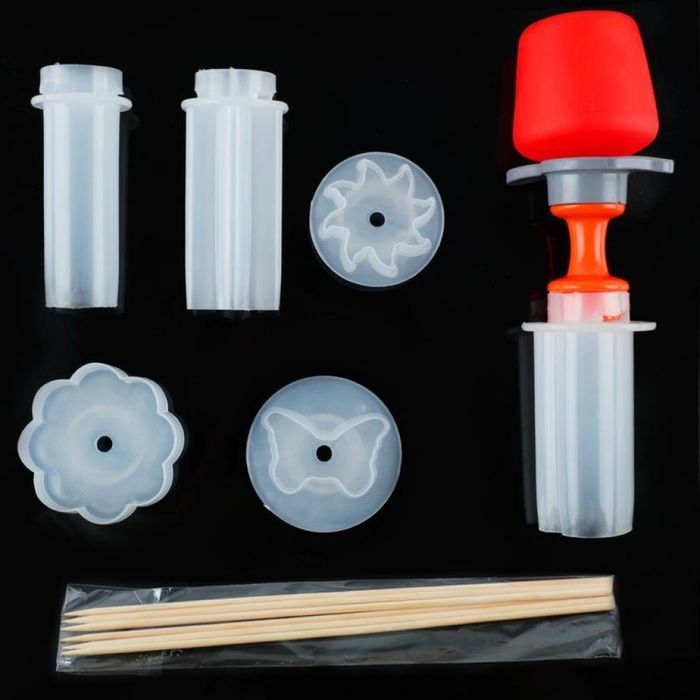 Уред за декоративно рязане на плодове и зеленчуци в различни форми P o