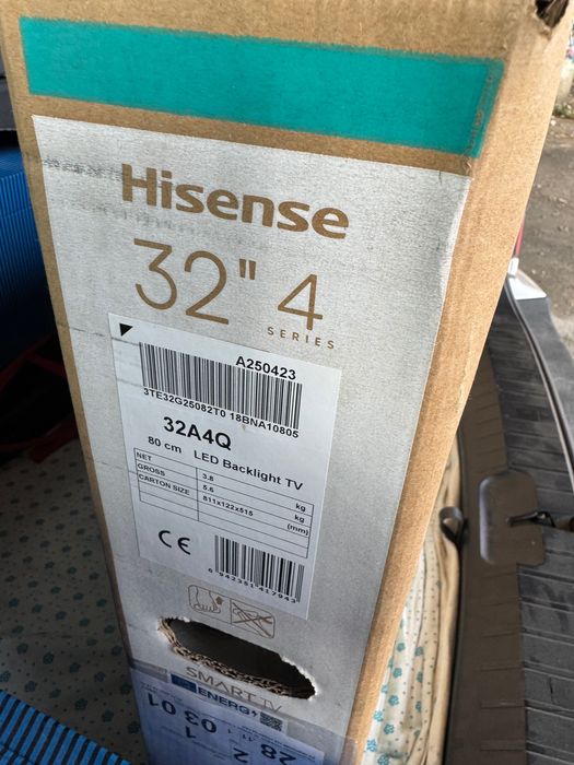 Телевизор Hisense 32A4Q 24месеца гаранция