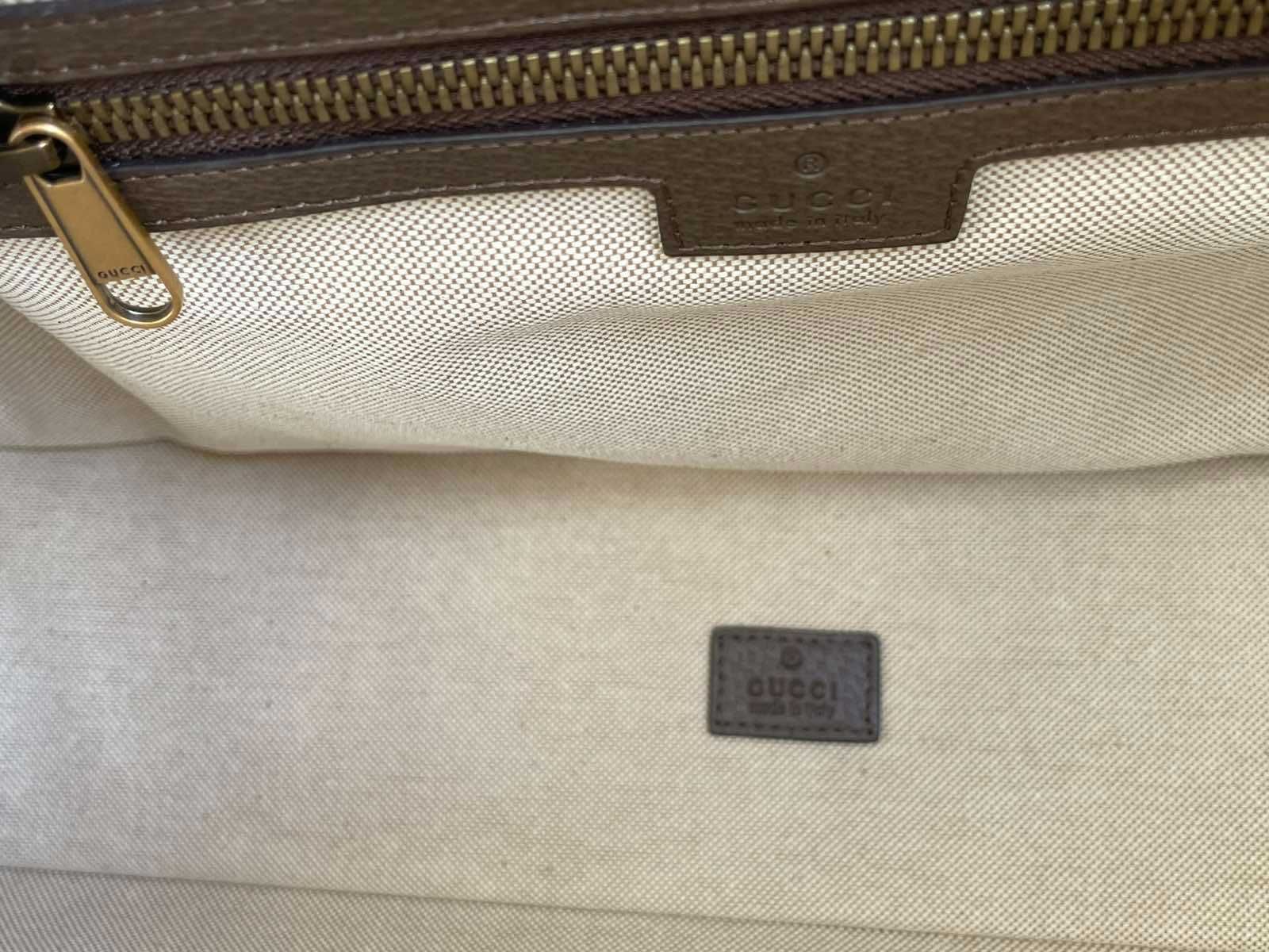 GUCCI Оригиналнa Чанта Ophidia Гучи Supreme Canvas Bowling Savoy Bag