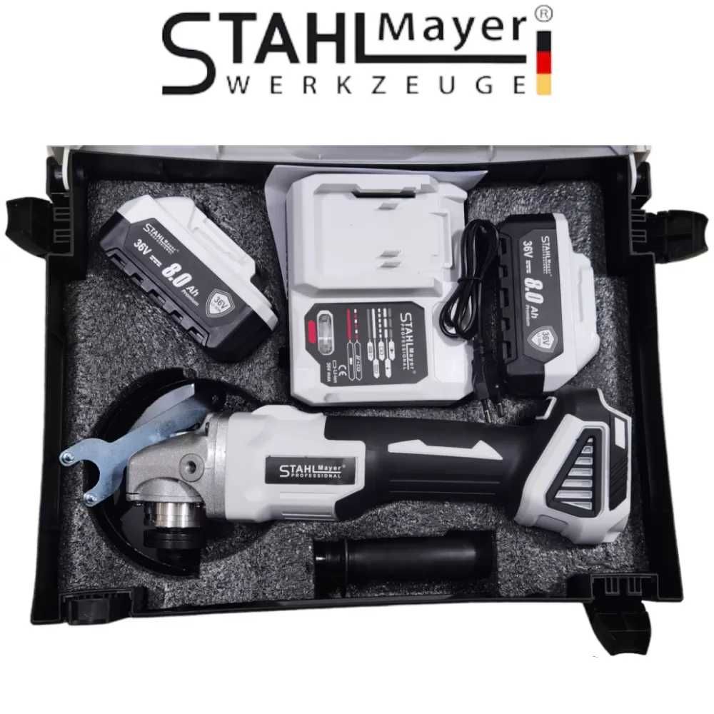 Aкумулаторен ъглошлайф Stahl Mayer 36V 125mm