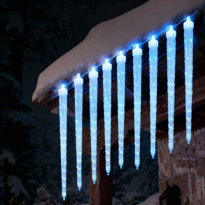 Instalatie 8 Turturi 3×0.3m Alb Rece