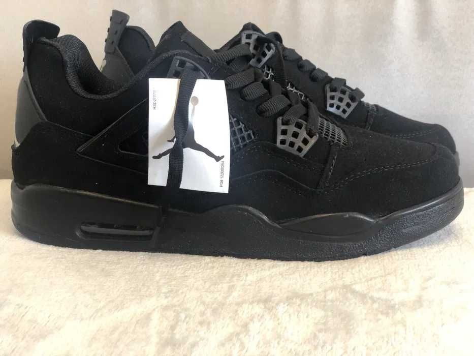 Adidasi Nike Air Jordan 4 Retro Black l Produs NOU 2024 Baieti Unisex