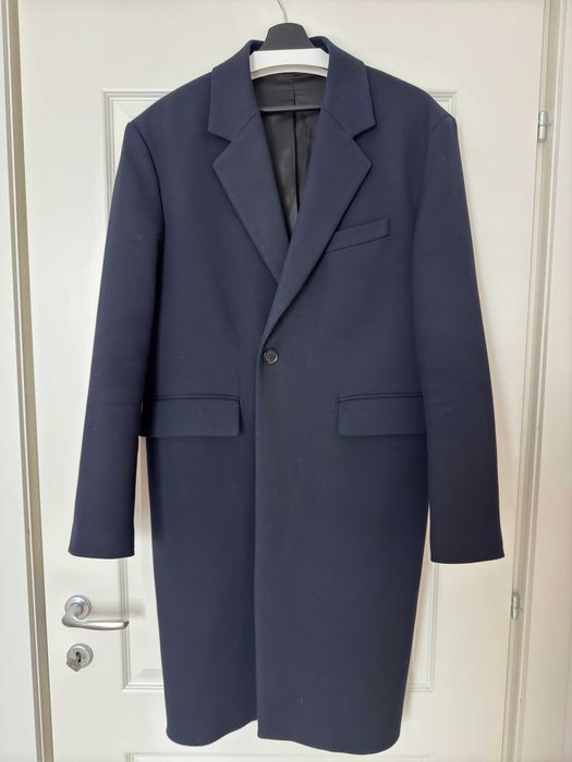 Palton albastru Zara Man