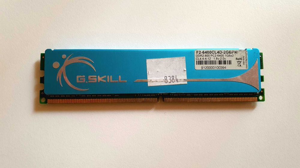 Set 2GB RAM DDR2 (G.SKILL CL4 + PNY CL5) 800MHz, funcționale
