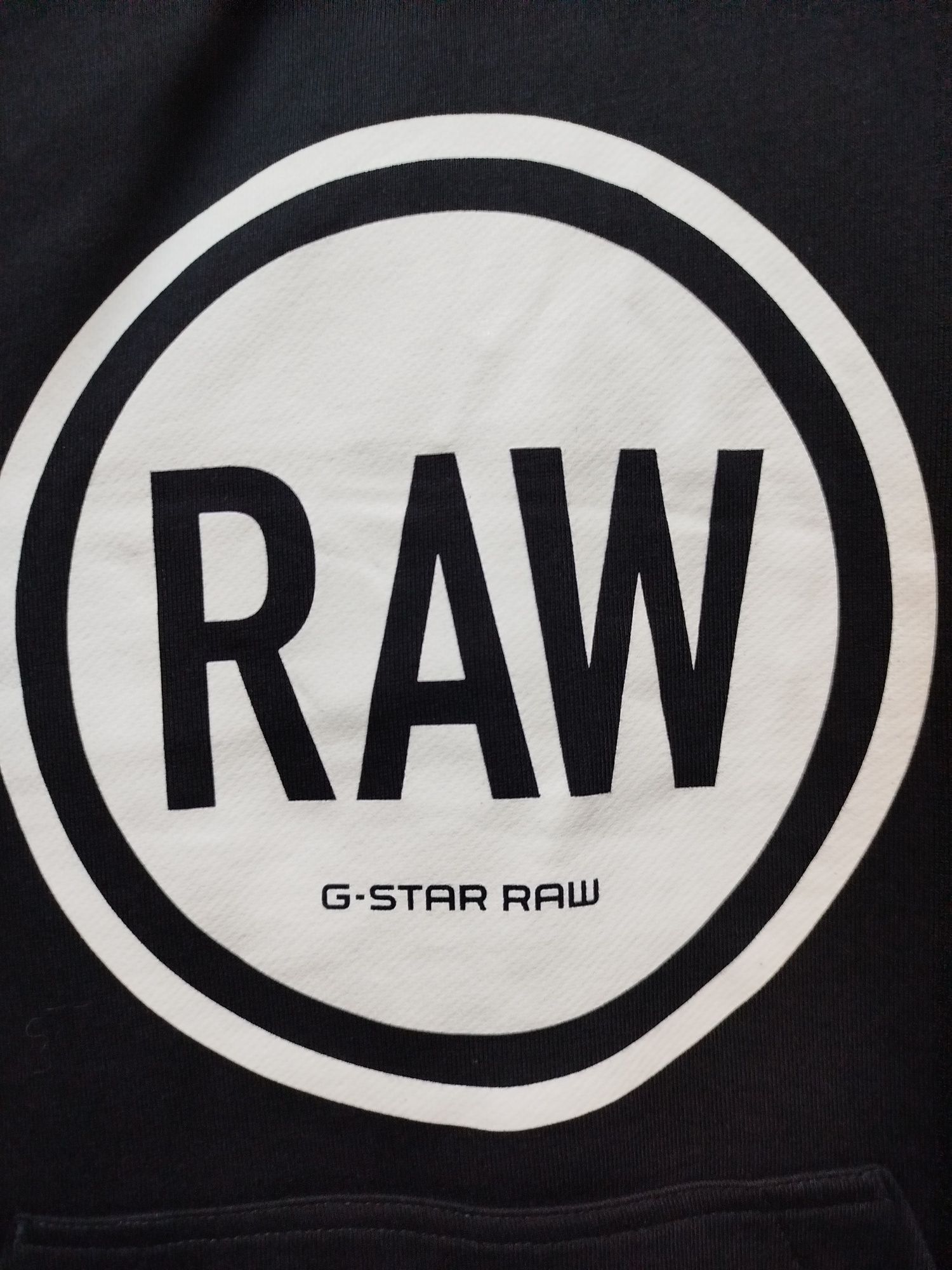 Оригинален суичър G-Star Raw Graphic S нов мъжки черен худи блуза