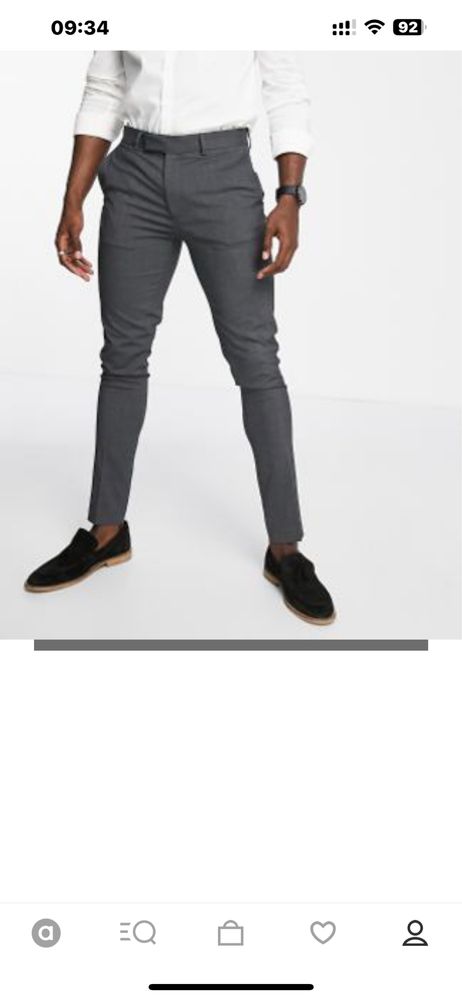 Pantaloni chino de la ASOS DESIGN