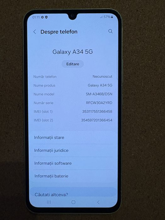 Samsung A346 Galaxy A34 Dual Sim 128 Gb ID-XXL2741