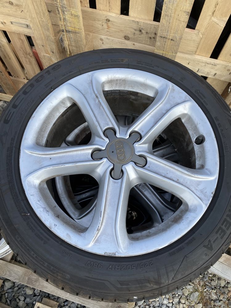 Jante roti R17 5x112 Audi A4 B8 A6 225/50r17 et45 anvelope vara