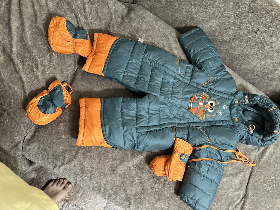 Зимний комбинезон для ребенка 0,5 -1 года