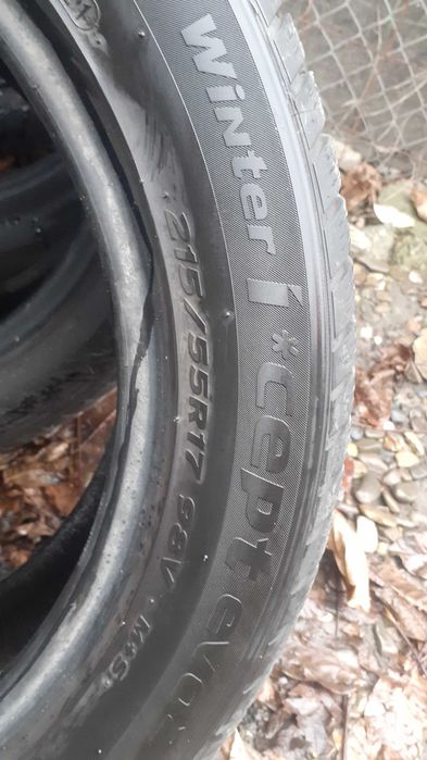 Set 4 anvelope iarna 215 55 r17 m+s hankook