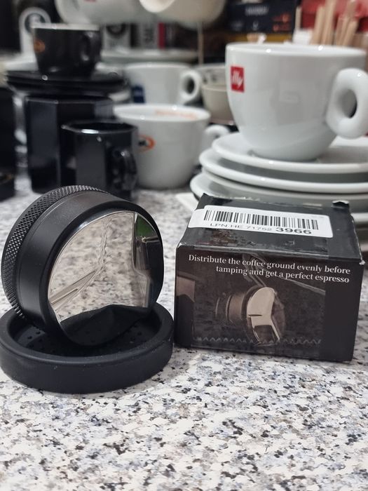 Distribuitor / Nivelator cafea 58mm – stare foarte bună, cu cutie