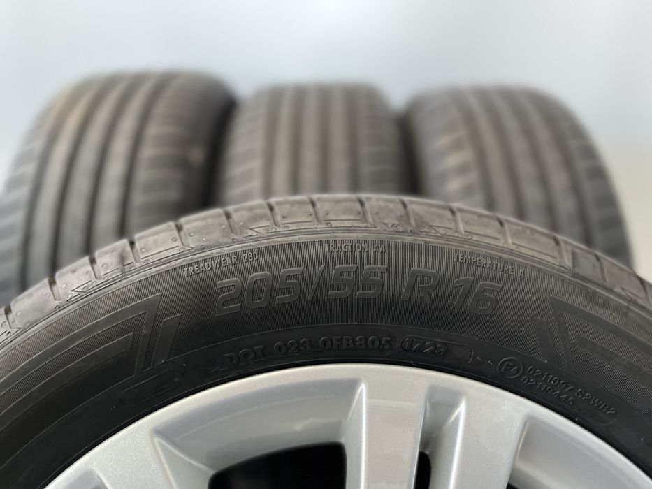 Оригинални джанти 16 цола 5х110 за Опел с летни гуми 205/55/16