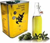 Зехтин студено пресован от маслини сорт Каламата.