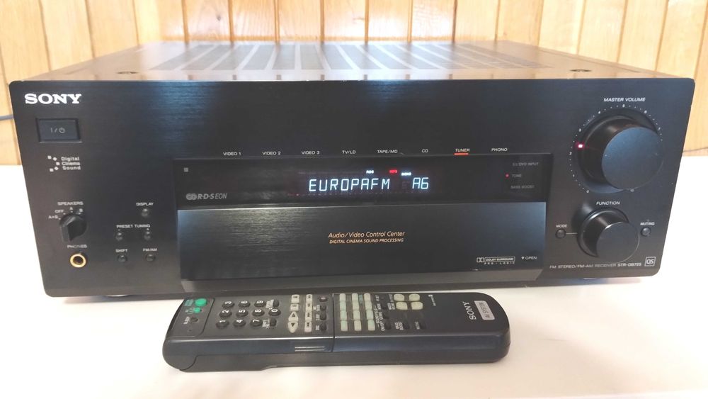 receiver Sony strdb725 cu teleco radio casetofon