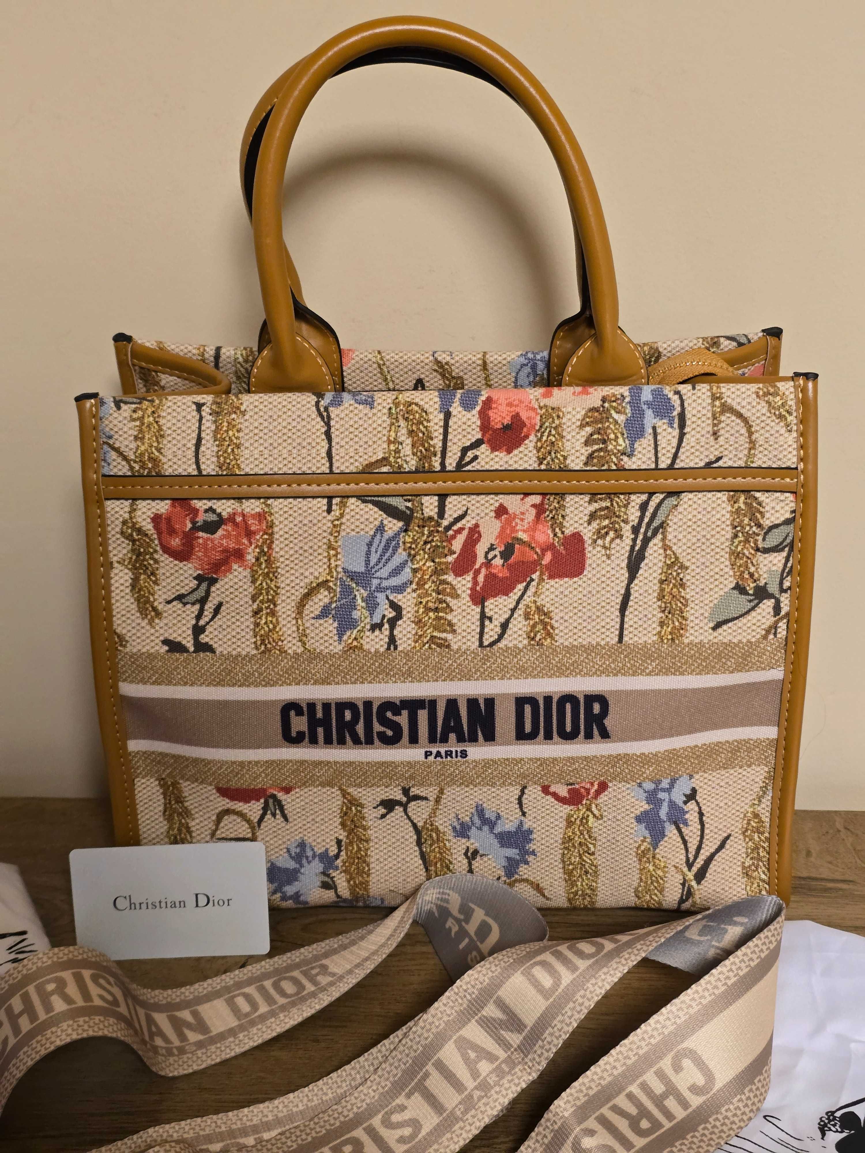 Dior невероятно красива дамска шарена чанта