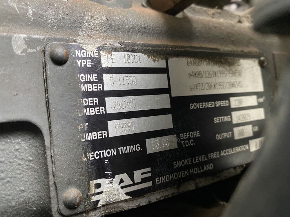 Motor complet DAF CF 250 cai euro 3