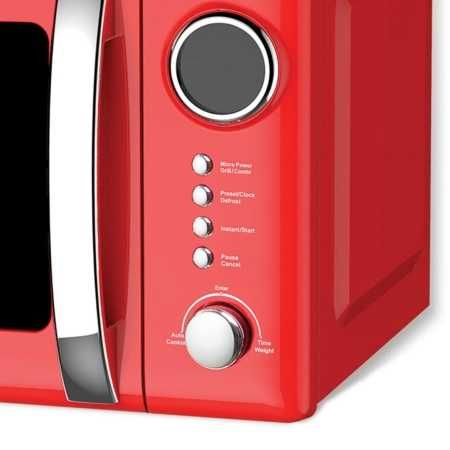 Нова микровълнова фурна HEINNER , 20 л,700 W Функция грил, Червена
