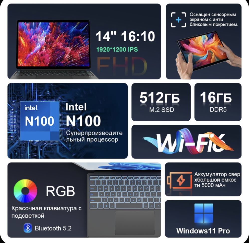 Планшет 3в1  на windows